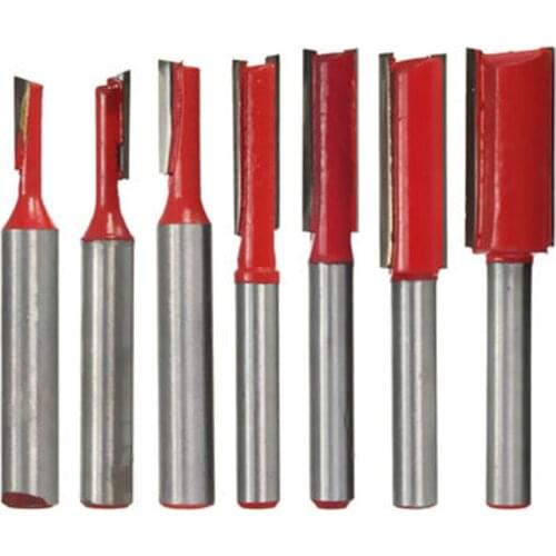 1pc 1/2 Shank Blade Straight Knife Router Bit Carbide Woodworking Milling Cutter End Mill Tool Carving Trimming MC03021