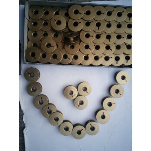 2015 Rushed 5psc Sewing Machine Copper Bobbin ,for Industrial Machine,copper Bobbin,good Quality for Brother,juki,toyota,singer