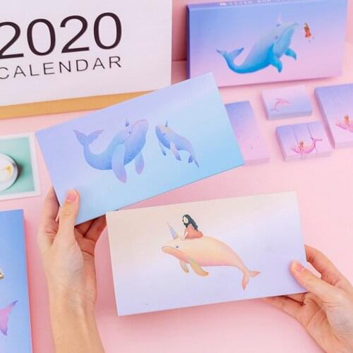Cartoon Net Celebrity Whale Combo Set Sticky Notes Memo Pad Female Students Use Message N Times To Paste Paper 6 Books