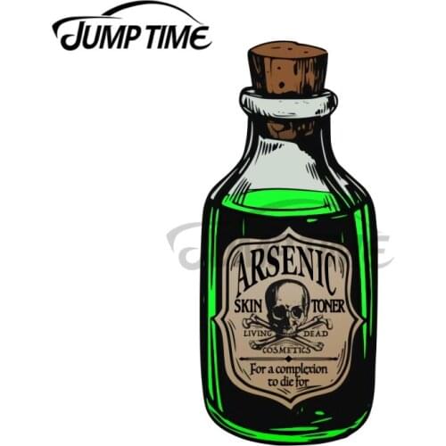 JumpTime 13 x 4.5 cm For Arsenic Car Stickers Laptop Waterproof Decal Windows Refrigerator Trunk Decoration Vehicle Decal