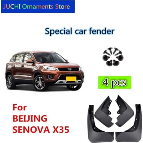 Car Fender Mudguard Splash Flaps Mud Guard Mudflap Accessories for BEIJING SENOVA X35, BeiJing SENOVA X35