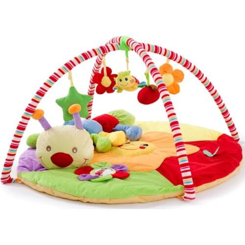 Baby Playpens Game Fence Crawl Guardrail Safe Hurdles Fitness Frame Soft Cotton Mat Blanket Cartoon For 0-12 Months Infants
