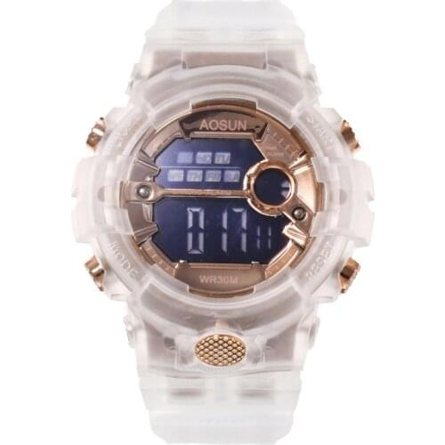 Electronic Waterproof Students Watches Campaign Korean Version Simple Leisure Junior High School Trend Wristwatches