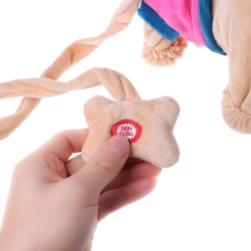 Electronic Pet Robot Dog Zipper Walking Singing Interactive Toy With Bag For Children Kids Birthday Gifts