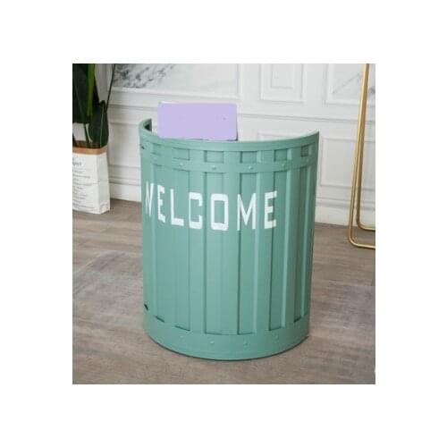 Fashion store cash register small bar counter small counter modern simple iron Welcome Desk small reception desk