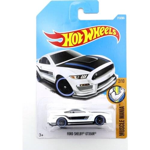 2017-213 Hot Wheels FORD SHELBY GT350R Mini Alloy Coupe 1/64 Metal Diecast Model Car Kids Toys Gift