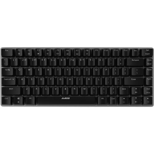 AJAZZ AK33 82 keys mechanical keyboard English layout gaming keyboard blue / black switch wired keyboard for PC Laptop Desktop