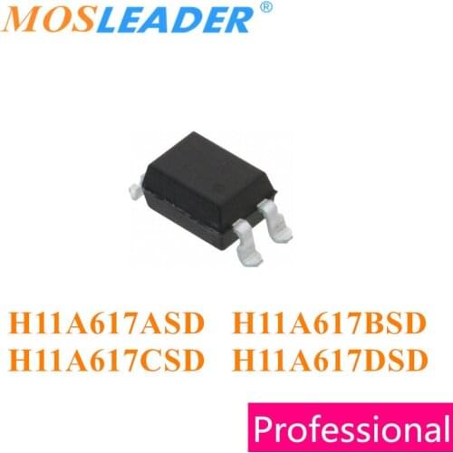 Mosleader SMD4 SOP4 100PCS 1000PCS H11A617ASD H11A617BSD H11A617CSD H11A617DSD Made in China High quality