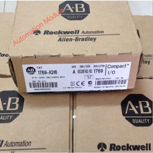 NEW 1769-IQ16 Compact Logix DC Input Module1769IQ16 1769-1Q16 17691Q16 original brand new in factory sealed box