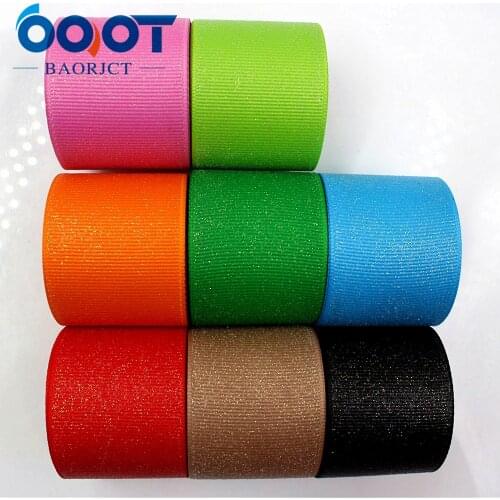 OOOT BAORJCT 175294 ,38MM solid shiny Grosgrain ribbon , 10 yards, DIY hanproduction headwear accessories, Decorative materials