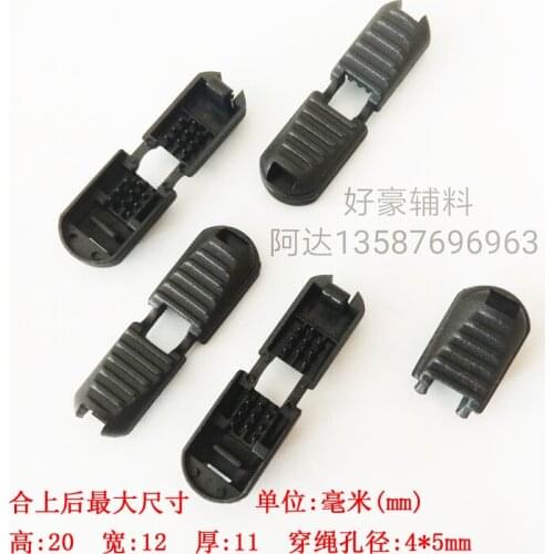 Wholesale High Quality Nylon cord lock, spring stopper, 024 cord stopper 200 pcs/lot,free shipping for garment bag shoes