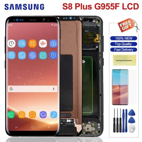 Original S8 S8Plus Lcd For Samsung Galaxy S8 G950 LCD Display Touch Screen Digitizer Replacement For Samsung S8 Plus G955 Screen