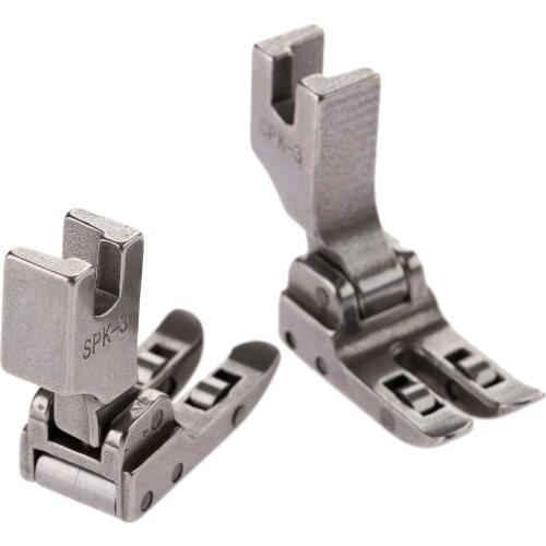 1* Industrial Lockstitch Sewing Machine Roller Foot SPK-3 High Shank PVC Leather For Singer Juki Sewing Machine Stainless Steel