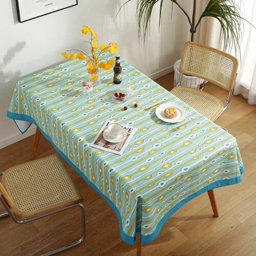 Customize Rectangular Tablecloths for Home Decor Christmas Dining Table Cloth Cover Track on The Table Cotton Linen Tablecloth