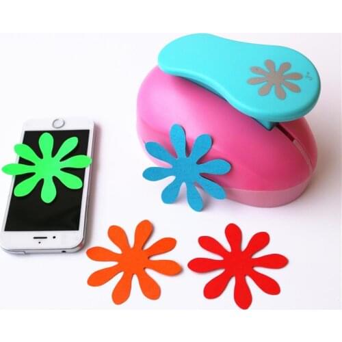 Scrapbook Handmade Cut Card Craft Calico Printing DIY Paper Shaper Punch Office Binding Supplies Super Large Size Punch 7.5cm