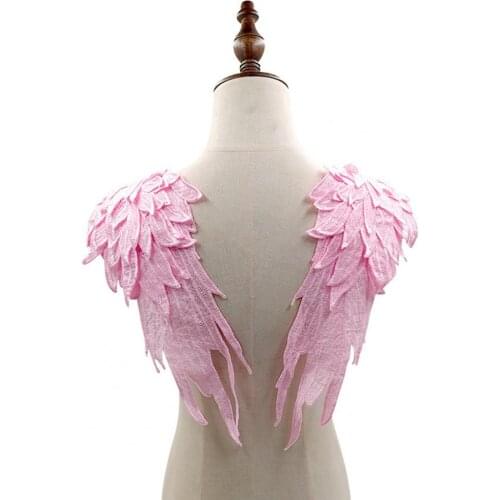 1 Pair Shoulder Decor Stylish Wide Application Polyester Wing Shape Elegant Shoulderwear for Girls Shoulder Decor