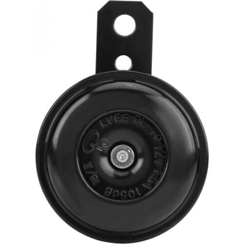 Motorcycle Universal Waterproof Electric Horn Round Loud Speaker for Scooter Moped Dirt Bike