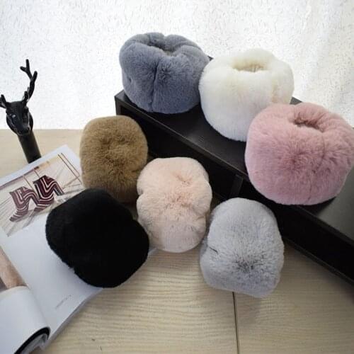 Women Winter Faux Fur Cuffs Arm Warmers Faux Rabbit Soft Warm Arm Wrist Sleeve Gloves Female Jackets Elastic Oversleeve 2pcs