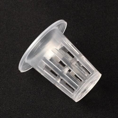 200pcs 45*30*45 PE Material White Mesh Pot Net Cup Vegetable Grow Basket Flower Plant Hydroponic Aeroponic Planting