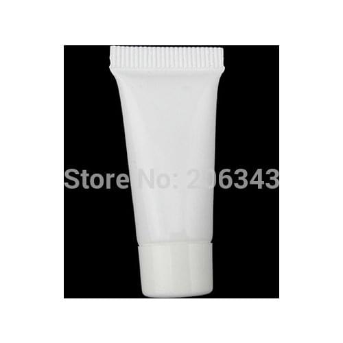 3ml soft or mildy wash or butter or handcream tube with white lid can used for eye cream container