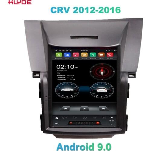 KD-97012 Tesla Android 9.0 PX6 1024p car video Auto Navigation & GPS car radio auto with Bluetooth for CRV 2012-2016