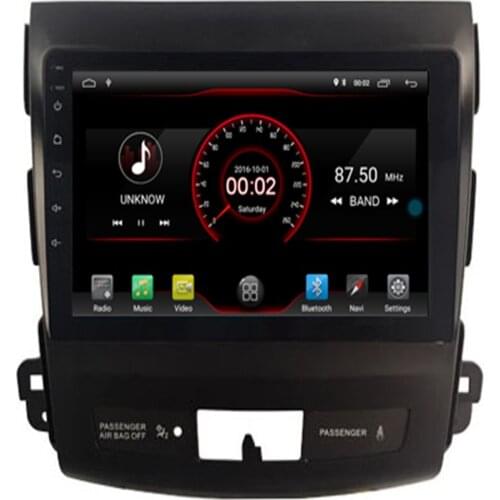 9"2.5D Car DVD Multimedia player For Mitsubishi Outlander XL 2005-2014 2din Android 10 Radio Tape Recorder Navigation GPS