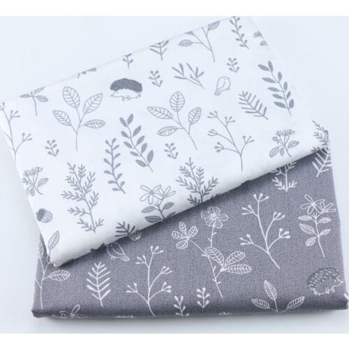 50x40cm Flower Cotton Twill Fabric Material Baby Sewing Quilting DIY Patchwork Handicrafts Cloth Baby Dress Blanket for Child