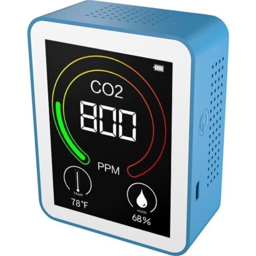 CO2 Detector Air Quality Detector Intelligent Air Detector Temperature &Humidity Meter Air Quality Tester Carbon Dioxide Monitor