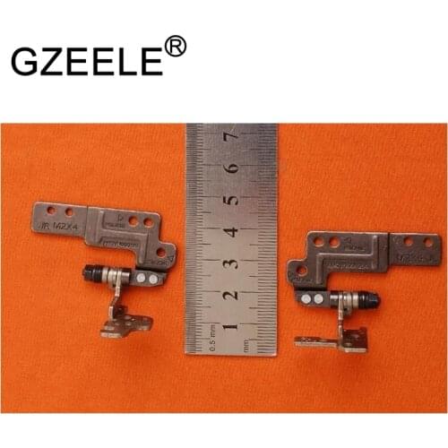 GZEELE NEW hinge For Dell Latitude E7440 LCD Screen Hinge Set Left+Right 14" AM0VN000100 AM0VN000200 A1109 Laptop for non-touch