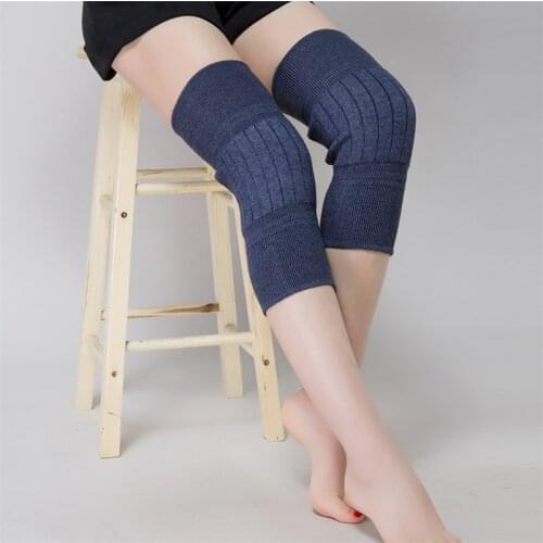 Cashmere Wool Knee Pads Sleeves Winter keep Warm for Legs Thick Long Knee Sleeve for Women Men Old Men Autumn Sock Free Shipping