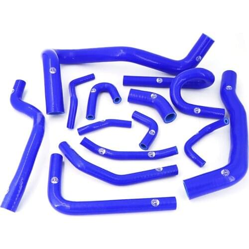 SILICONE RADIATOR HOSE KIT FOR HONDA CIVIC FD2 K20A 2.0L TYPE-R 06-11 (13PCS) red/blue/black