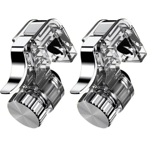 Metal ABS For PUBG Game Controller Mobile Phone Gamepad Mobile Joystick Trigger Aim Shooting L1 R1 Key Button For IPhone Android