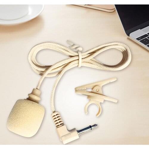3.5mm Mini Lightweight Microphone Clip Tie Collar For Mobile Phone Speech Meeting Bracket Clip Vocal Audio Lapel Hands-free Mic