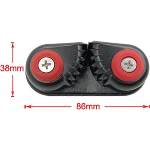 Nylon Boat Fast Entry Cam Cleat With Leading Rings Ball Bearings Rope Clamp Pilates Equipment Boat Cleats Kayak Marine Accessary