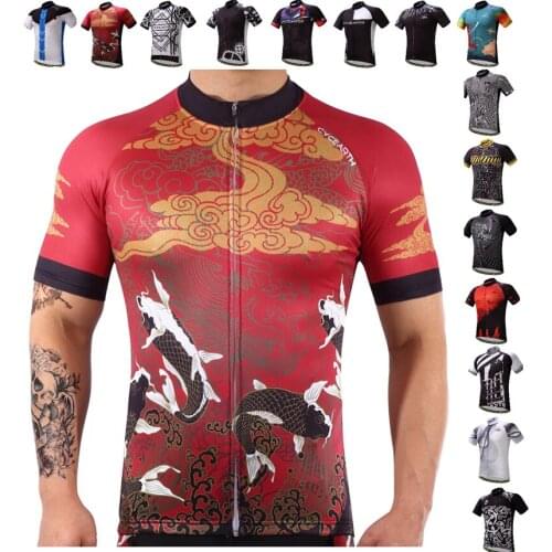 New Quick Dry Cycling Jersey Men Summer Short Sleeve MTB Bike Cycling Clothing Ropa Maillot Ciclismo Racing Bicycle Clothes