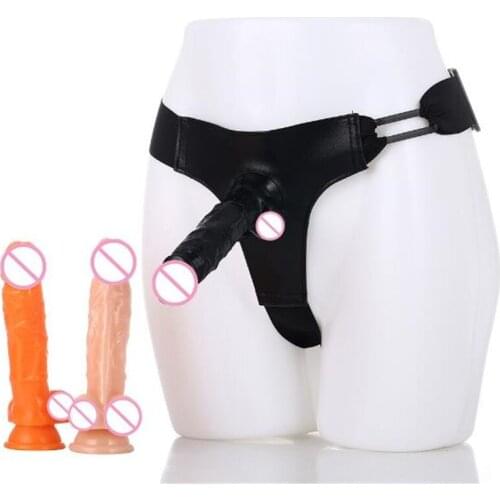 New Sexy Solid Silicone Underwear with Penis Sheath Flesh / Orange / Black / Transparent Briefs Latex With Sheath Condom Toys