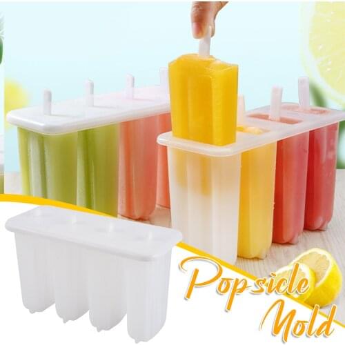 Big Size Silicone Ice Cream Mold Popsicle Molds Diy Homemade Dessert Freezer Fruit Juice Ice Pop Maker Mould