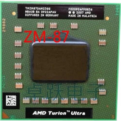 AMD Laptop processor cpu AMD Turion x2 Ultra ZM-87 ZM87 ZM 87 TMZM87DAM23GG 2.4GHz Socket S1 free shipping