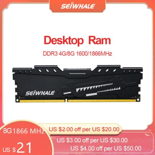 SEIWHALE Rams DDR3 8GB 1600MHZ PC3 Memoria RAM Computer Desktop Memory
