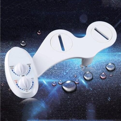 Bathroom Toilet Seat Bidet Spray Double Nozzle Toilet Seat Gynecological Washing Gun Cold Water Non Electric