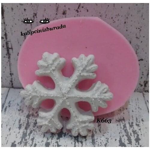 Kar tanesi silikon kalıp