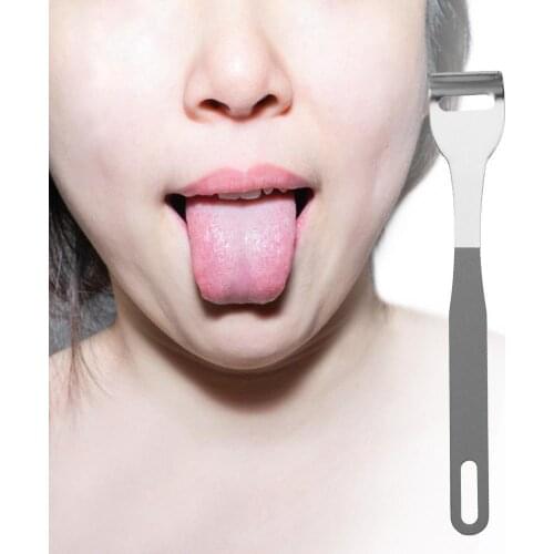Tongue Cleaner Polishing Process Anti-corrosion Stainless Steel Fresh Breath Maker Mouth Scraper for Women