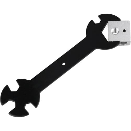 5 IN 1 Nozzle Wrench Wrench Stay 6mm to 20mm Steel Spanner Wrench Flat For E3D MK8 MK10 Nozzle Tool 3D Printer Parts Accessories