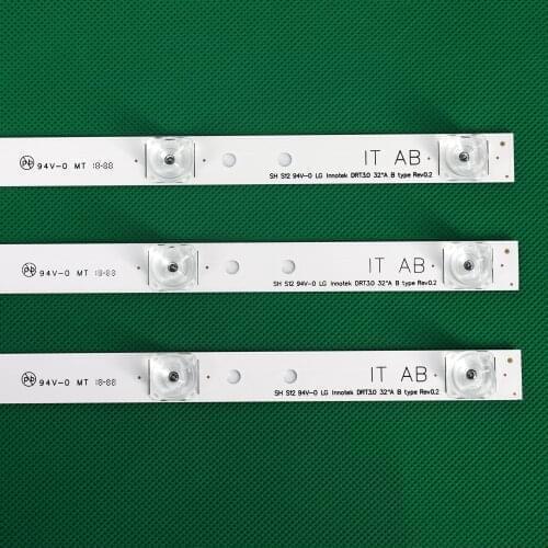 LED backlight strip 6 lamp for LG 32"TV 32MB25VQ 6916l-1974A 6916l-1981A lv320DUE 32LF580V 32LB5610 innotek drt 3.0 32 32LB582V