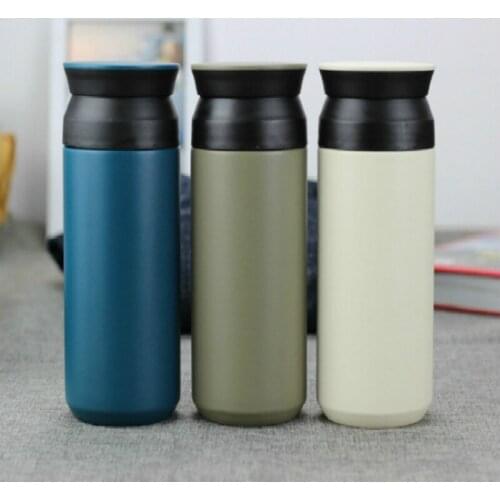 Business Thermos Cup Insulation Cup 304 Stainless Steel Outdoor Coffee Cup Creative Warm Kettle Bottle Gift Travel Mug