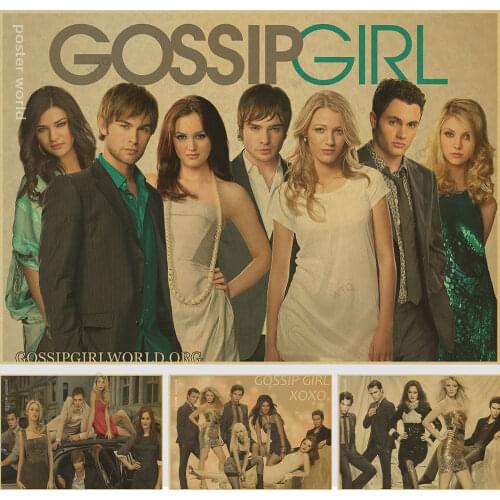 WTQ Canvas Painting Vintage Poster Gossip Girl Poster Wall Decor One Piece Poster Wall Art Picture Room Decor Home Decor