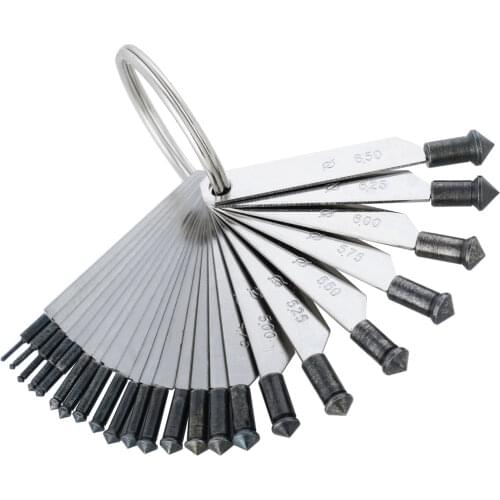 Jewelry tools quickly measure the size of inlaid gemstones with stone measuring tools inlaid measuring tools