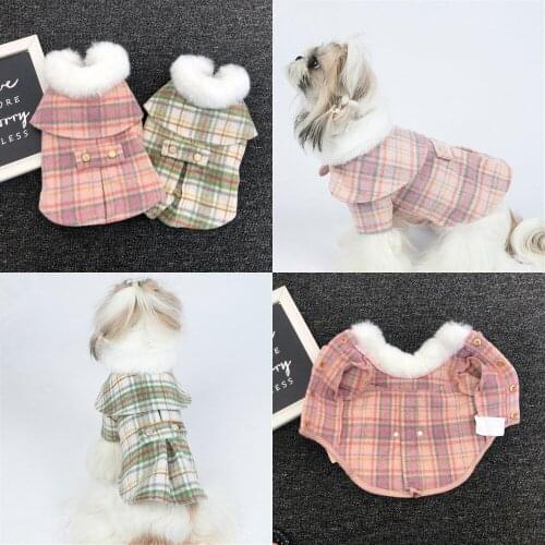 2020 Winter Dog Clothes Warm Pet Coat Jacket Cat Chihuahua Yorkshire Terrier Pomeranian Clothing Poodle Schnauzer Costume Outfit