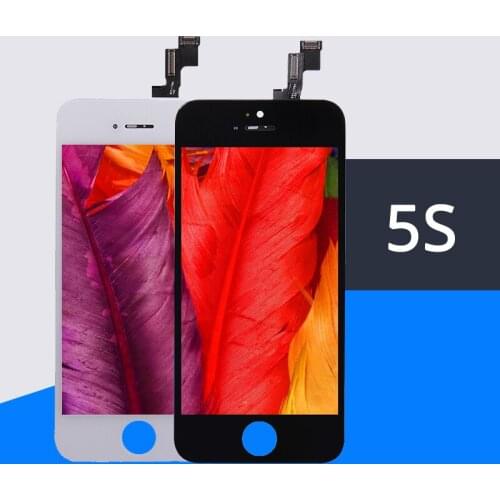 10PCS/Lot 100% Top No Dead Pixel AAA For iPhone 5S LCD Display Screen Replacement Pantalla Test One By One Free Shipping DHL