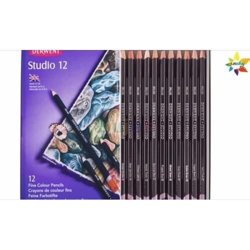 12/24/36 Non-toxic Studio Color Pencil Coloured Drawing Pencil Set Art Supplies lapis de cor derwent child student art painting